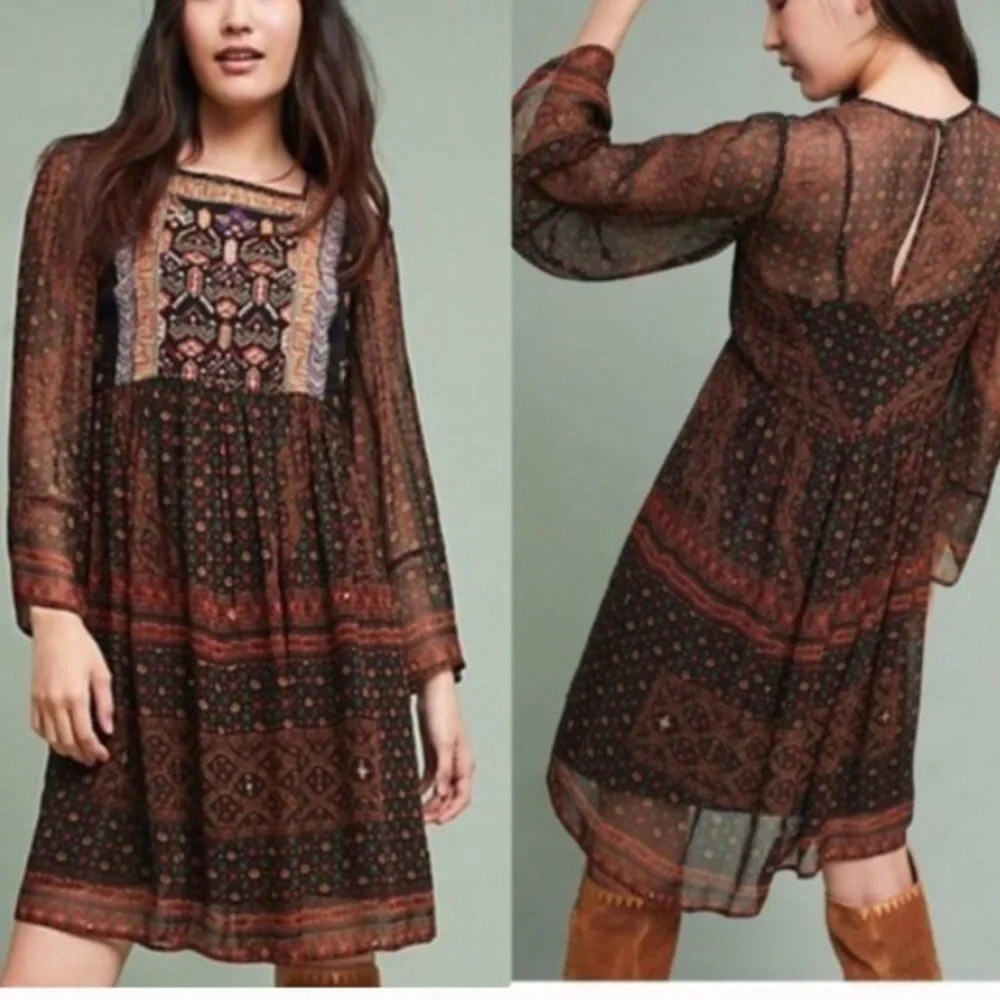 Anthropologie Akemi and Kin boho dress - Picture 1 of 9